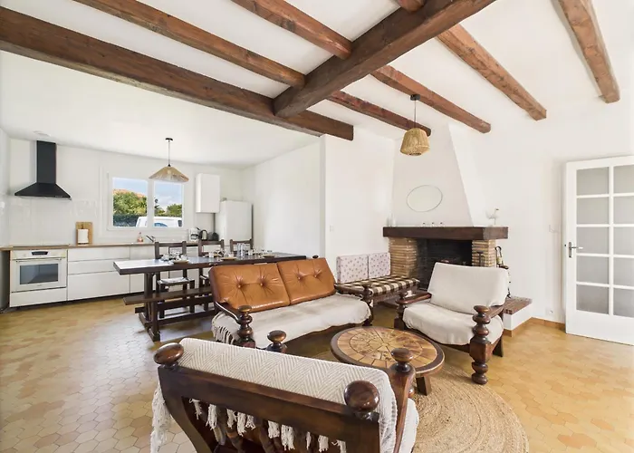 Vakantiehuis Jardin, 800m De La Plage, Maison Pour 6 Brétignolles-sur-Mer